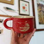 Load image into Gallery viewer, Bow and Cat Mug
