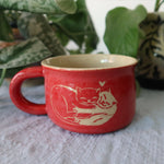 Load image into Gallery viewer, Bow and Cat Mug
