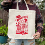 Load image into Gallery viewer, Women in Engineering tote bag
