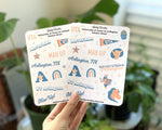 Load image into Gallery viewer, University of Texas at Arlington Sticker Sheet
