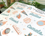 Load image into Gallery viewer, University of Texas at Dallas Sticker Sheet
