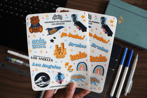 UC Los Angeles Sticker Sheet