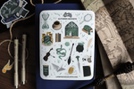 Load image into Gallery viewer, The Cunning House Aesthetic Sticker Sheet
