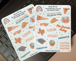 Load image into Gallery viewer, University of Texas at Rio Grande Valley Sticker Sheet
