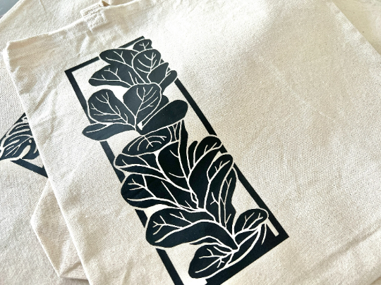 Fiddle Leaf Fig Tote Bag