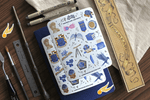 Load image into Gallery viewer, The Wise Wizard House Aesthetic Sticker Sheet
