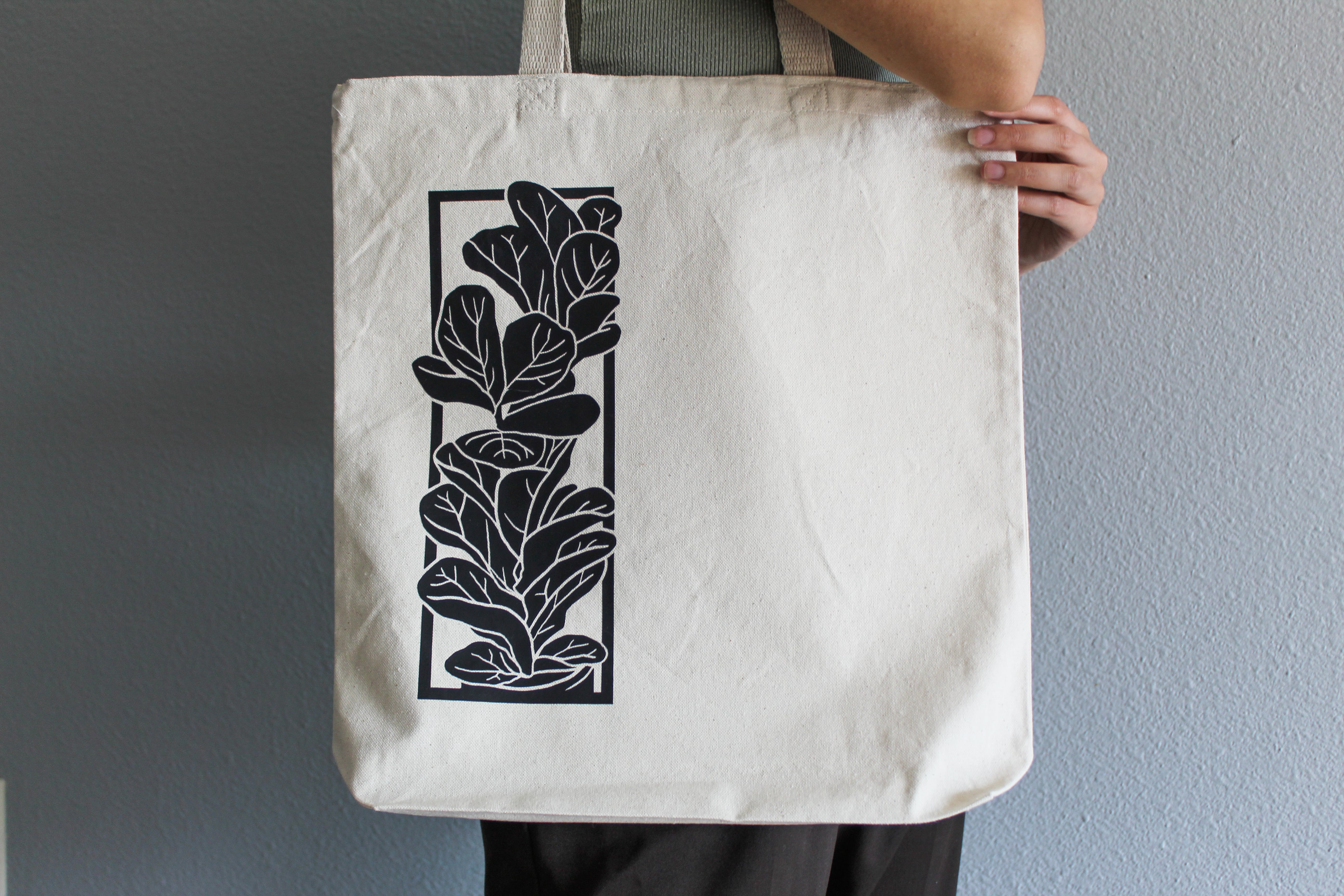 Fiddle Leaf Fig Tote Bag