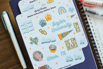 Load image into Gallery viewer, Baylor University Sticker Sheet
