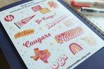 Load image into Gallery viewer, University of Houston Sticker Sheet
