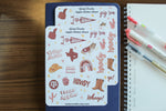 Load image into Gallery viewer, Texas A&amp;M University Sticker Sheet
